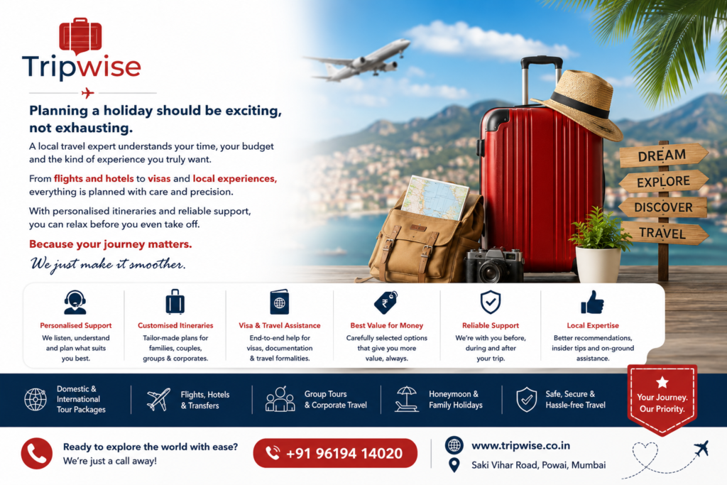 Tours operator in powai | Tripwise