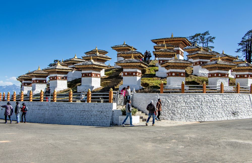 108 chortens at Dochula Pass